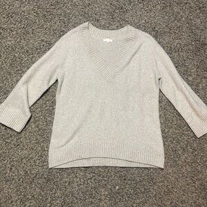 Oversized Women's Beige Sweater